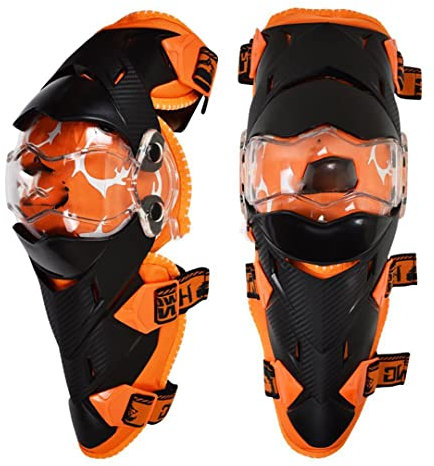 Hcclijo Rodilleras de Motocross Protector de Rodilleras de Motocross ATV Sports Motor-Racing Guard Seguridad Rodilleras solo Rodilleras A6 M