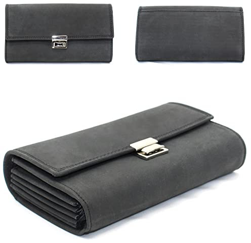 ayados Profi Kellner-Börse Voll Leder Taxi Kellner Portemonnaie Kellnerbörse Geldbörse Kellnertasche Kellnerportemonnaie (Kellner-börse Schwarz Art.Nr: 67)