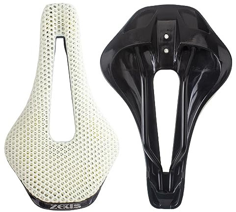 EVOSID Fahrradsattel mit 3D-Druck, 150 mm, leicht, weich, atmungsaktiv, wasserdicht, Unisex-Sitzkissen für Stadtrad, MTB, BMX, Kies, Rennrad