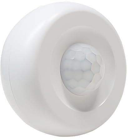 LED ATOMANT Sensor de Movimiento Inteligente PIR 360º, WiFi, App Smart Life o Tuya, Instalación en Superficie, Inalámbrico, Notificaciones de Alarma, Compatible con Alexa