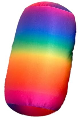 shouzhigo Microbead Travel Neck Support Pillow Back Cushion Roll Throw Travel Stress Relief Beanie Pillow (colorful)