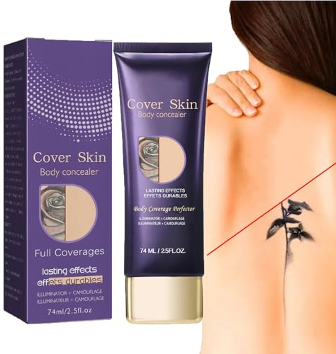Alelyer Concealer für den Körper,Coverpro Body Concealer,Tattoo Cover up Makeup,Körper-Concealer Wasserfest,Narben Body Makeup Foundation,Körper-Concealer für Tattoos,Narben,Tätowierungen