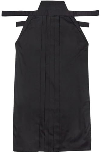 Bemvp Kendo Hakama Pants Japanese Tradtional Martial Arts Clothing Sportswear Aikido Hapkido Hakama Uniform for Men Women Black
