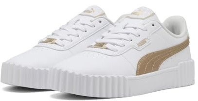 Puma Sneaker da Donna Carina 3.0, 3 0 Dayinight Oro Bianco, 38 EU