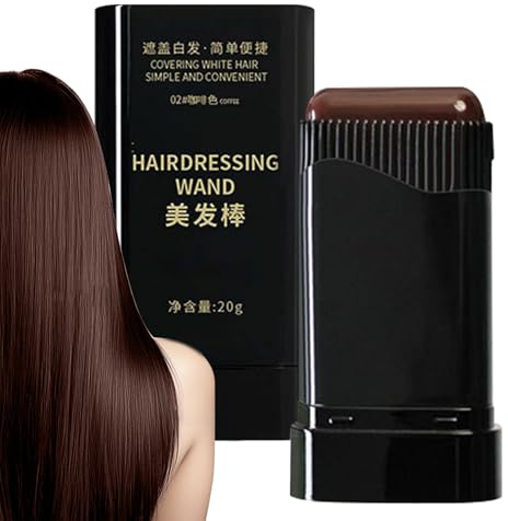 Carylooks Stick Per Tintura Per Capelli, Pennello Istantaneo Per Ritocco Capelli Grigi, Bastoncino Colorante Per Capelli Impermeabile E Resistente Al Sudore, Pettine Per Tintura Temporanea Portatile