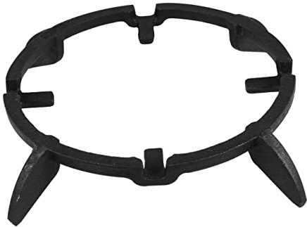 Cabilock Gas Stove Holder Rack Kitchen Accessories for Home Restaurant Black Wok Pan Support Stand Skid Resistant for Balancing Pots Gas Hobs