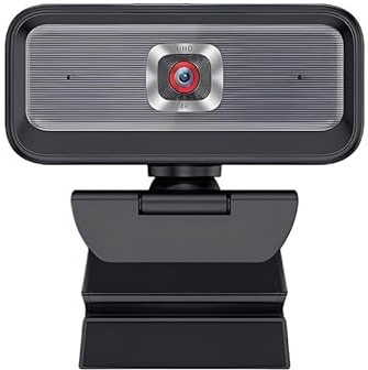 YVAAASIYC Webcam 4K Full HD avec Microphone, Webcam USB for Ordinateur Portable 2K autofocus, caméra d'enregistrement vidéo Protection de confidentialité(2K)