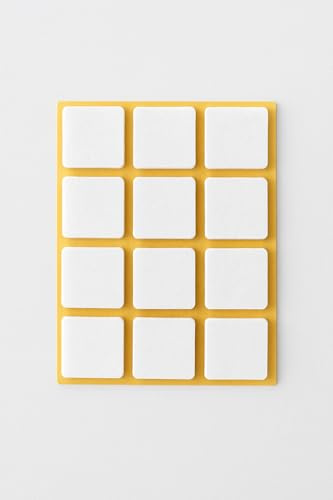Feltrini Adesivi Quadrati Bianchi 25×25 mm – Set 8 Pezzi – Proteggi Pavimenti e Mobili – Antigraffio e Antirumore per Sedie, Tavoli e Arredi – LEMAG SRL