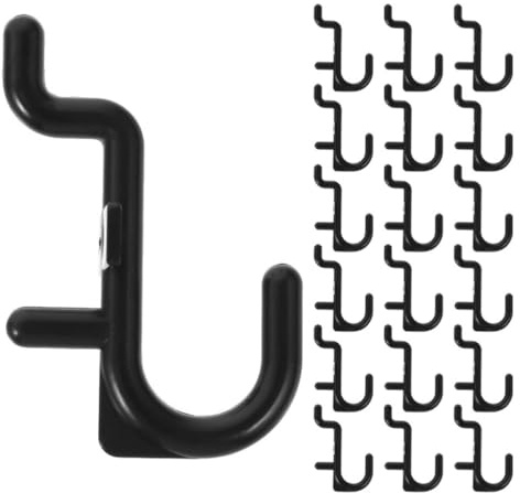 NULYLU 40 Stück Lochwandhaken aus Kunststoff Universelle Wandhaken für Pegboard und Werkzeugaufbewahrung Platzsparend Multifunktional für Garage und Zuhause