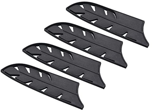 PATIKIL Plastica Sicurezza Coltello Copertura Guaine per 7 Santoku Coltello, 4pz ColtelliBordo Protezione Protezione Universale Coltello Fodero per Cucina, Nero