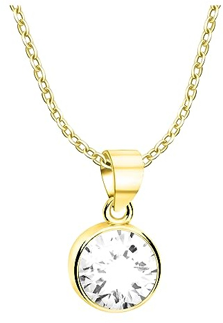 Sofia Milani - Damen Halskette 925 Silber - Zirkonia Anhänger