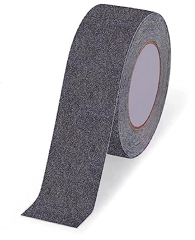 OQingluan Antirutsch Klebeband, 5cm*18m Anti Rutsch Streifen | Antirutsch Treppe Band, Halten Sie Kinder, Ältere Menschen, Haustiere Sicher, Grau