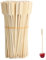EYVRPAU 100 Unidades Pinchos de Bambú para Aperitivos Brochetas de Cóctel Palillos de Madera para Frutas Canapés Tapas y Pequeños Bocados (12cm)