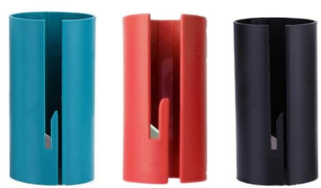 3PCS Wrapping Paper Sliding Cutter, Gift Wrap Cutter for Christmas, Birthday Gift Wrap, Roll Paper Holder Dispenser Cutting Tools (3PCS,B)