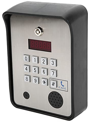 ZAICOLER Système de Contrôle D'accès, Système D'entrée par Interphone, Système de Contrôle D'accès GSM 3G, Interphone étanche, Télécommande, Système D'entrée de Porte pour Appartement