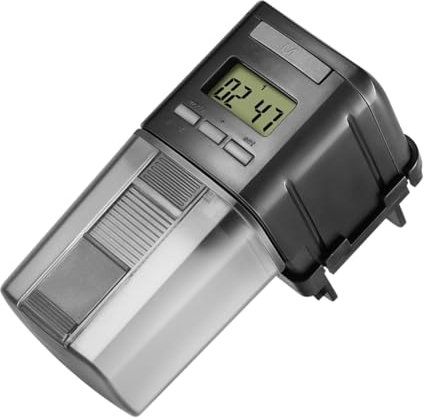 Happyyami 1stück Automatischer Futterautomat Für Aquarien Einstellbarer Fischfutterspender Mit Fütterungszeiten Pro Tag Geeignet Für Flocken Und Granulatfutter Energieeffizient Und