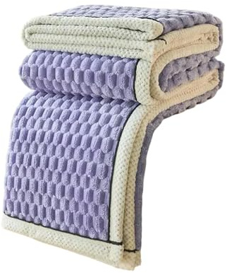 Manta de peluche de tamaño grande de 180 x 200 cm que proporciona comodidad y calidez, adecuada para uso en invierno y durante todo el año