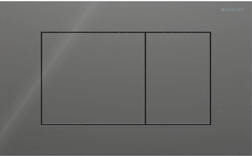 Geberit Sigma 40 Drückerplatte Square Lava Glas für Sigma Spülkasten 8cm (UP720) und 12cm (UP320)