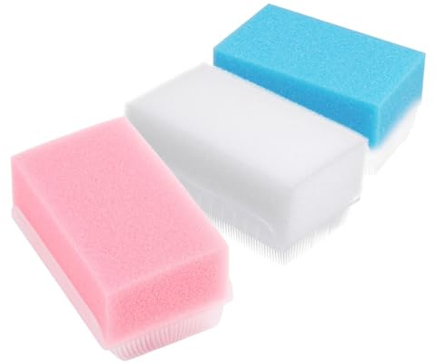 Alipis 3pcs Sensory Bath Brushes for Cradle Cap Treatment and Sensory Development Tactile Scrubbers for Newborns and Gentle Head Washing and Hand Bathing Tools