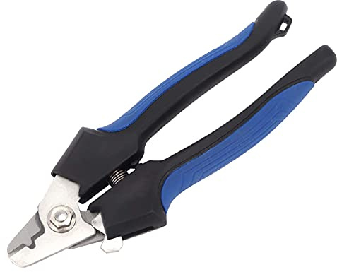 Jeffergarden Små Kanallåstång, Reparationssax för Tunna Rör, Metallrörskärare, PVC-handtag Av V-typ, Kapillärskärverktyg för Högt Kolstål, 1-3 Mm Skärområde, för Kylskåp, Luft