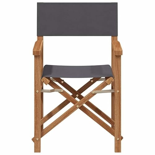 Eleganz Sedia pieghevole in legno massello teak - mobili da giardino per registi, esterni e interni, durevole e stabile (56 x 54 x 87 cm)