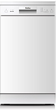 Amica GSP 14746 W fristående 9-sits A++ diskmaskin - diskmaskin (fristående, vit, kompakt (45 cm), knappar, 1,5 m, 1,5 m)