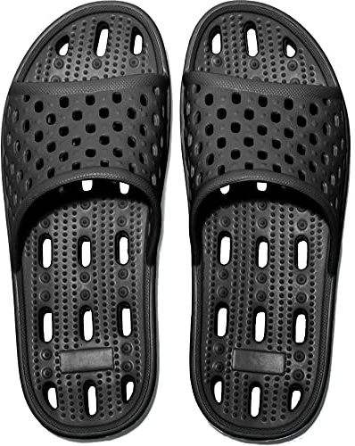 Ranberone Shower Slippers for Women Men Quick-Drying Shower Shoes Anti-Slip Bathroom Slippers Swimming Pool Beach Sliders Summer Sandals