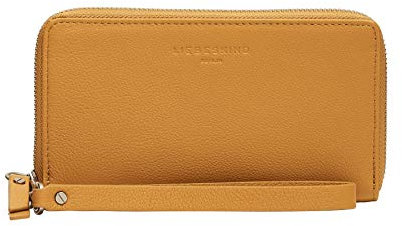 LIEBESKIND Berlin Basic Vivian Geldbörse, Large (10 cm x 18 cm x 2.5cm), inca Gold