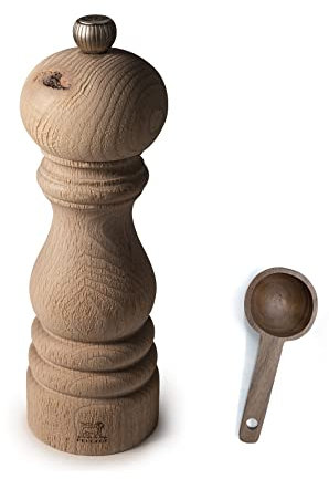 Peugeot Paris Nature Salzmühle, 17,8 cm, mit Holzschaufel