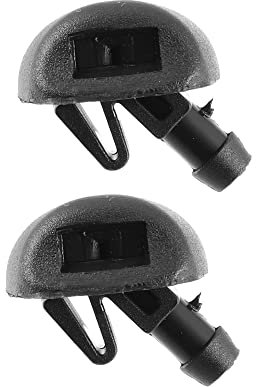 A ABSOPRO Ugello Lavavetri per Tergicristalli Anteriore Auto Parabrezza Rondella Ugello Tergicristallo Jet per Peugeot - 2pz