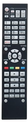ALLIMITY N2QAYA000172 N2QAYB000175 Télécommande Replace Fit for Panasonic Blu Ray Player DP-UB9000 DP-UB9004EGK DP-UB9000EB-K DP-UB9000EGK DP-UB9000EG1 DP-UB9000EB1 DP-UB9004EG1
