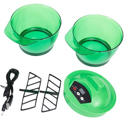 Amagogo Ciotola da colorare per parrucchieri elettrici ciotola UE 220V PROFESSIONE per IL MIXER AUTOMATICO da 320 ml