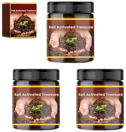 Soil Activator, Plant Nutrition Soil Enhancer, Soil Amendments, Seedling Compost, Soil Mix, Fertilized Nutrit Potting Loosen