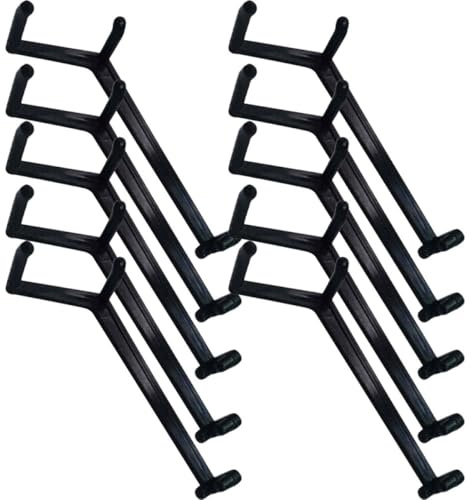 jojofuny 10 Pinces à Brindilles Réglables en Polyéthylène PE pour Tuteurage Branches D’Arbres Fruitiers Outil de Fixation Compact et Réutilisable pour Pêchers Poiriers et Orangers en