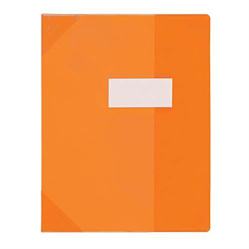 ELBA Buchschoner PVC 150 Strong Line 17 x 22 cm transparent orange