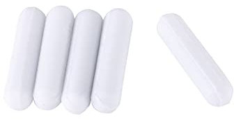 Akozon 5 Agitador Magnético Stir Bar Unids Barras magnéticas C Tipo F4 PTFE magnético Agitador mezclador Magnético Stir Bar Capsula Agitador Magnetico 5pcs (7 * 30mm)