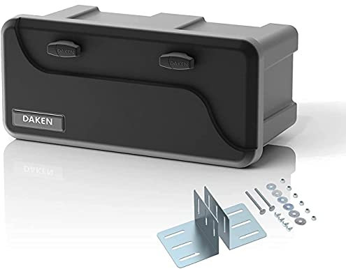 Deichselbox Blackit 2-550x250x295mm Anhängerbox Werkzeugkasten Anhänger Staukiste Werkzeugkiste Box (Mit Deichsel-Halter)