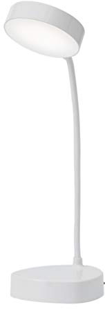 UKCOCO Lámpara de Escritorio LED Plegable Protección Ocular, Luz Nocturna Flexible de 2.5w, Material Abs y Temperatura de Color 3000-6000k para Lectura y Estudio