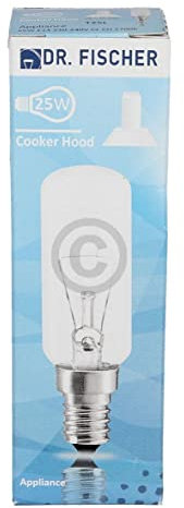 eVendix Lampe E14 25W kompatibel mit BOSCH 00183909 25mmØ 83mm T25L 230-240V für Kühlschrank
