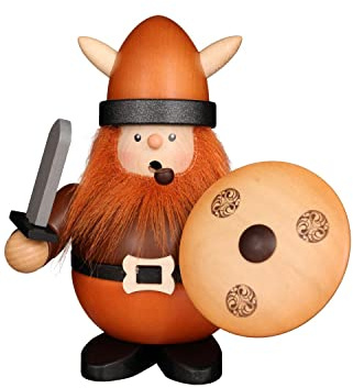 Christian Ulbricht Räuchermännchen Wikinger Natur - 17 cm