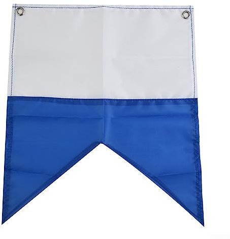 Drapeau de bateau de plongée sous-marine, signe de plongée durable, léger, bleu blanc, 35 x 30 cm