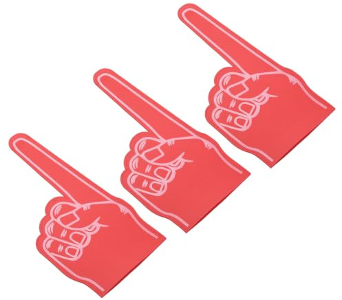 PATIKIL Schaum Finger Pack Nummer DIY Leer Schaum Hand Cheerleading für Leichtathletik Sport Spiel Veranstaltungen