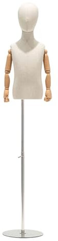 Schneiderpuppe Verstellbar Ausgestattet mit Einem Vielseitigen Roboterarm, ABS-Material Ist Langlebig und Langlebig, Mannequin-Torso Anwendbar Kleiderständer, Boutique, Bekleidungsgeschäft ( Size : Ro