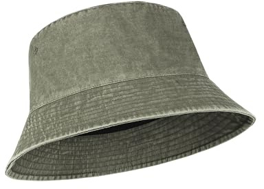 Zylioo XXL UV-Schutz Fischerhut Größe 64cm, Washed Anglerhut Für Großen Kopf,Sonnenschutz Bucket Hats Sonnenhut Freizeithut