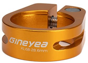 Sattelklemme Legierungsstraße Fahrradsitz Postklemme 28,6 mm / 30,2 mm / 31,8 mm / 34,9 mm Sitzrohrklemme Mtb Bike Sattelstützenklemmen Sattelklemme(28.6mm gold)