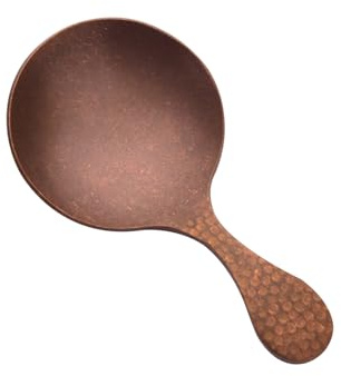 100% Pure Copper Teaspoon,3.54 -Inch Forging Retro Large Tea Spoons, Suitable for Tea, Coffee Beans, Spices, Sugar, Pure Copper Tea Set Accessories
