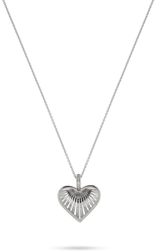 JETTE Damen-Kette 925er Silber, recycelt Zirkonia