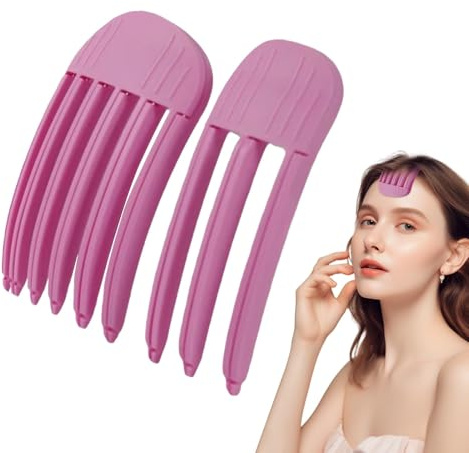 Haarclip zum Anheben von Wurzeln, 2 x Volumenclip für Wurzeln, feste Stirn-Haarnadel für langes und kurzes Haar, Top Hair Root Fluffys Clip, koreanische Stirn Pony Fluffys Clip