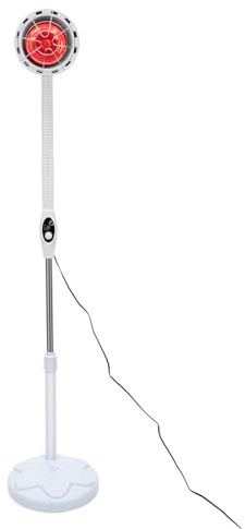Infrarottherapie, 275W Infrarotlampe Wärmelampe Wärmestrahler Rotlicht Lampe mit Rädern Stand mit Wärmeableitungslöcher, für Rücken, Nacken, Schultern, Knie, Hände, im Heimen, Spas