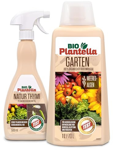 BioPlantella Wachstums-Booster 1L Biostimulator + Pflanzenstärkungsmittel 0,5L – Natürlicher Wurzelaktivator für kräftige Wurzeln, reiche Ernte & robuste Pflanzen